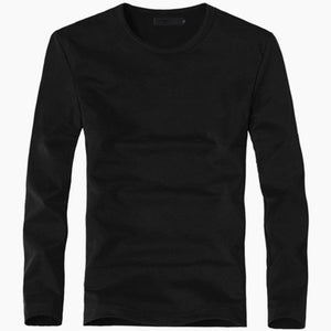 2019 Elastic Mens T-Shirt V-Neck Long Sleeve Men T Shirt