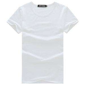 2019 Lycra cotton men 's short sleeve v neck t shirt